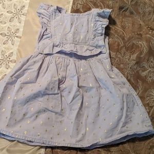 Old Navy Lavender and Gold Baby Dress